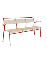 Schaffner Säntis Banc Spaghetti 3 places avec accoudoirs 
