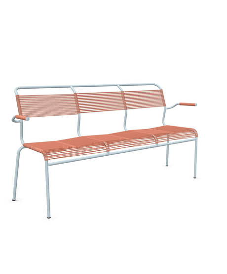 Schaffner Säntis Banc Spaghetti 3 places avec accoudoirs 