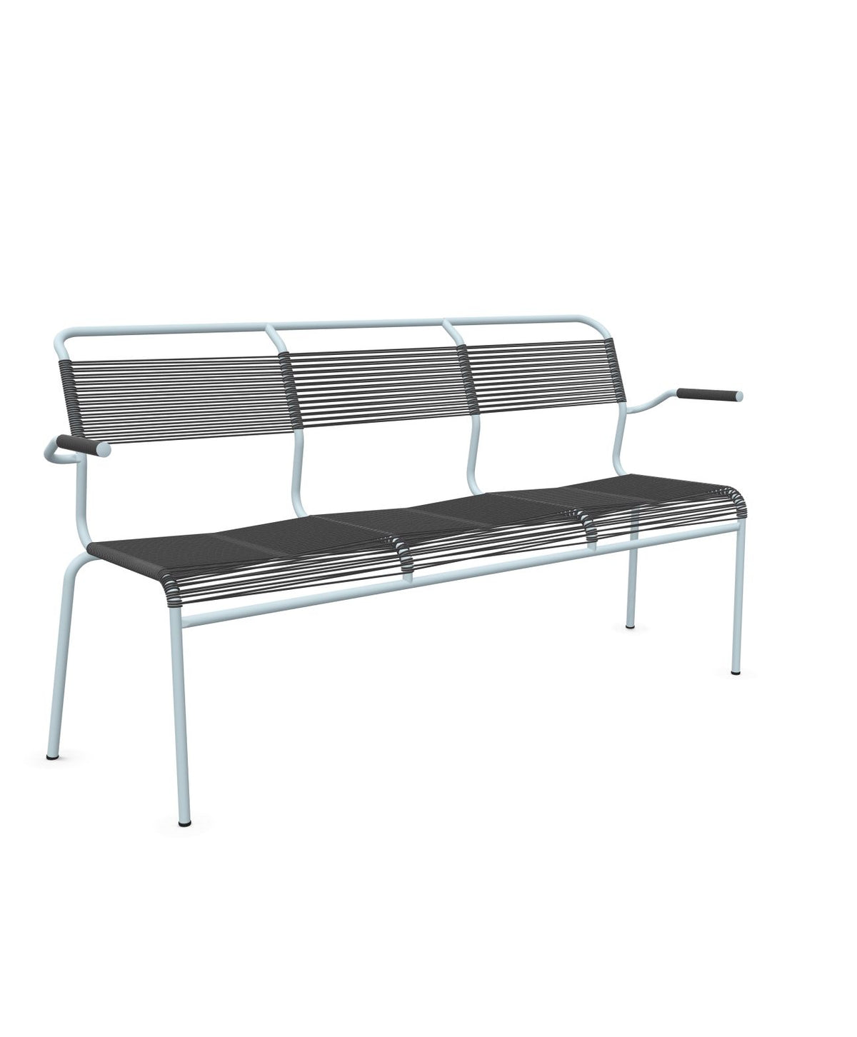 Schaffner Säntis Banc Spaghetti 3 places avec accoudoirs 