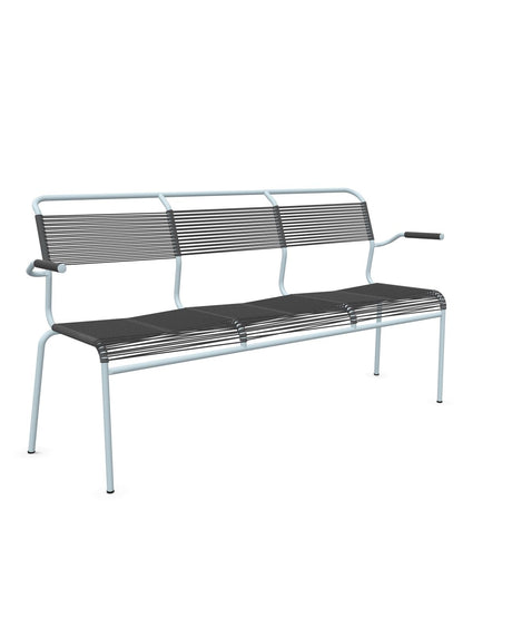 Schaffner Säntis Banc Spaghetti 3 places avec accoudoirs 