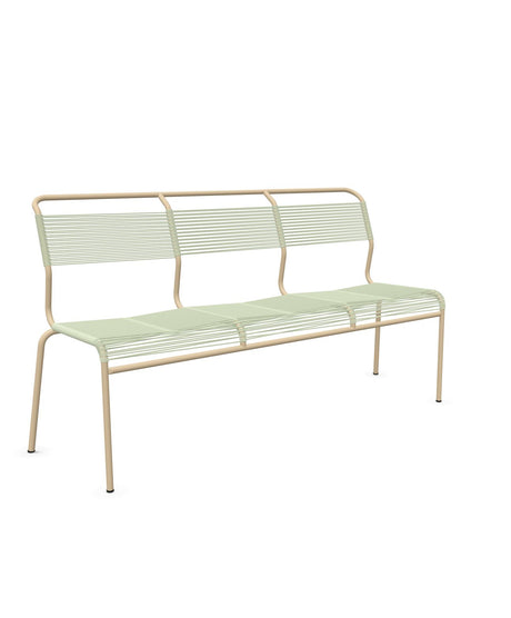 Schaffner Säntis Banc Spaghetti 3 places sans accoudoirs 