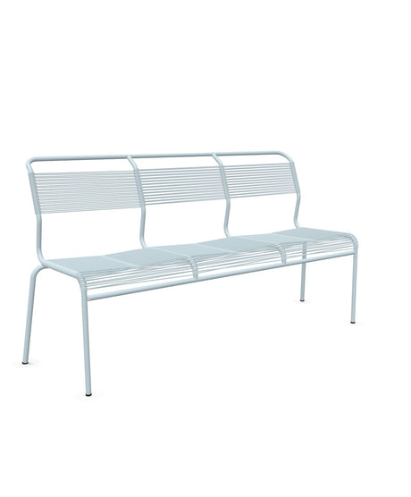 Schaffner Säntis Banc Spaghetti 3 places sans accoudoirs Bleu Pastel 51 Bleu Pastel 51 