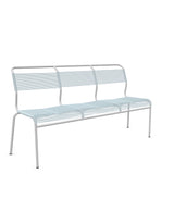 Schaffner Säntis Banc Spaghetti 3 places sans accoudoirs Bleu Pastel 51 Gris Argent 78 