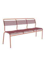 Schaffner Säntis Banc Spaghetti 3 places sans accoudoirs Bordeaux 38 Terracotta 84 