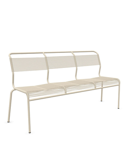 Schaffner Säntis Banc Spaghetti 3 places sans accoudoirs Sable Pastel 15 Sable Pastel 15 
