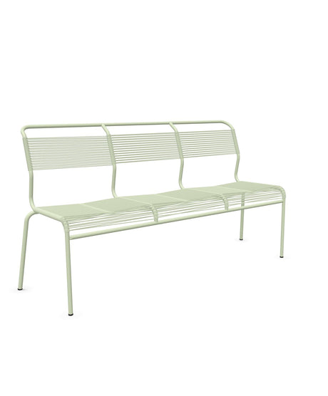 Schaffner Säntis Banc Spaghetti 3 places sans accoudoirs Vert Pastel 64 Vert Pastel 64 