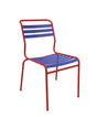 Schaffner Säntis Chaise à lattes Bleu 53 Rouge 30 