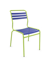 Schaffner Säntis Chaise à lattes Bleu 53 Vert Clair 63 