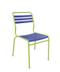 Schaffner Säntis Chaise à lattes Bleu 53 Vert Clair 63 