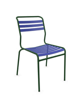 Schaffner Säntis Chaise à lattes Bleu 53 Vert Sapin 66 
