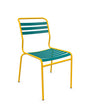 Schaffner Säntis Chaise à lattes Bleu Kali 56 Jaune 11 