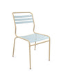 Schaffner Säntis Chaise à lattes Bleu Pastel 51 Marron Pastel 83 