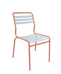Schaffner Säntis Chaise à lattes Bleu Pastel 51 Terracotta 84 