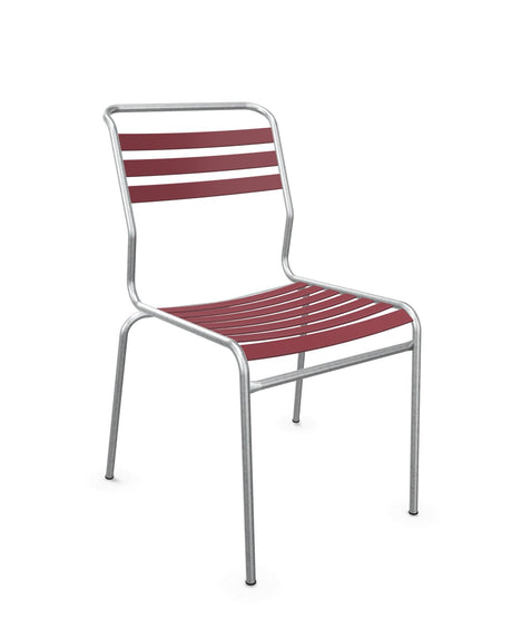 Schaffner Säntis Chaise à lattes Bordeaux 38 Galvanisé à chaud 02 