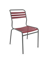 Schaffner Säntis Chaise à lattes Bordeaux 38 Graphite 73 