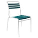 Schaffner Säntis Chaise à lattes GALAXUS Galvanisé à chaud 02 / bleu kali 56 