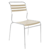 Schaffner Säntis Chaise à lattes GALAXUS Galvanisé à chaud 02 / sable pastel 15 