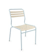 Schaffner Säntis Chaise à lattes Sable Pastel 15 Bleu Pastel 51 