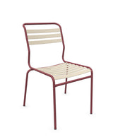 Schaffner Säntis Chaise à lattes Sable Pastel 15 Bordeaux 38 