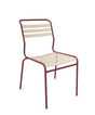 Schaffner Säntis Chaise à lattes Sable Pastel 15 Bordeaux 38 
