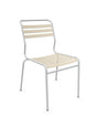 Schaffner Säntis Chaise à lattes Sable Pastel 15 Gris Argent 78 
