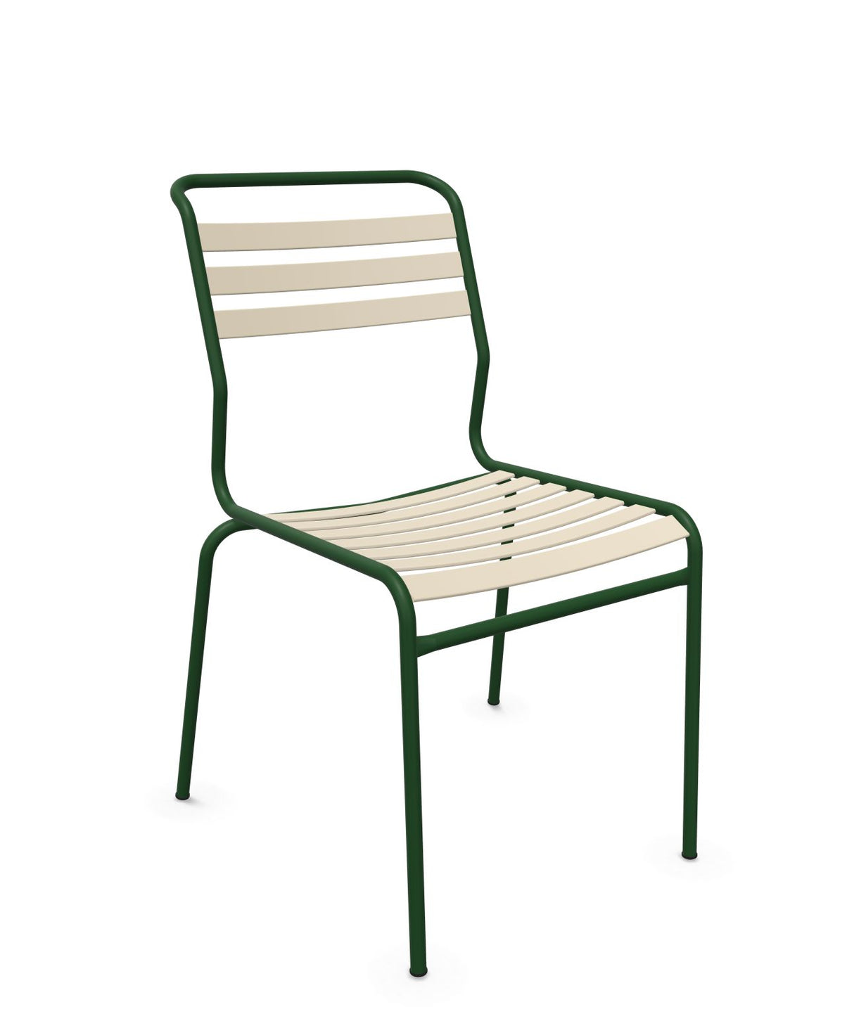 Schaffner Säntis Chaise à lattes Sable Pastel 15 Vert Sapin 66 