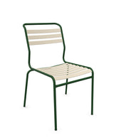 Schaffner Säntis Chaise à lattes Sable Pastel 15 Vert Sapin 66 