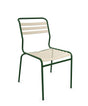 Schaffner Säntis Chaise à lattes Sable Pastel 15 Vert Sapin 66 