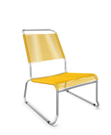Schaffner Säntis Chaise basse Haut dossier luge Spaghetti Jaune 11 Galvanisé à chaud 02 