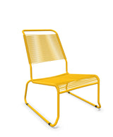 Schaffner Säntis Chaise basse Haut dossier luge Spaghetti Jaune 11 Jaune 11 