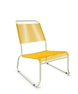 Schaffner Säntis Chaise basse Haut dossier luge Spaghetti Jaune 11 Vert Pastel 64 