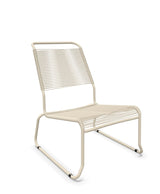 Schaffner Säntis Chaise basse Haut dossier luge Spaghetti Sable Pastel 15 Sable Pastel 15 