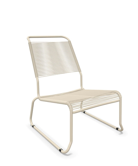 Schaffner Säntis Chaise basse Haut dossier luge Spaghetti Sable Pastel 15 Sable Pastel 15 