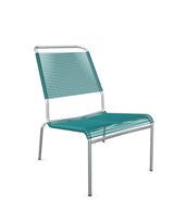 Schaffner Säntis Chaise basse Haut dossier Spaghetti Bleu Kali 56 Galvanisé à chaud 02 