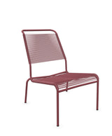 Schaffner Säntis Chaise basse Haut dossier Spaghetti Bordeaux 38 Bordeaux 38 