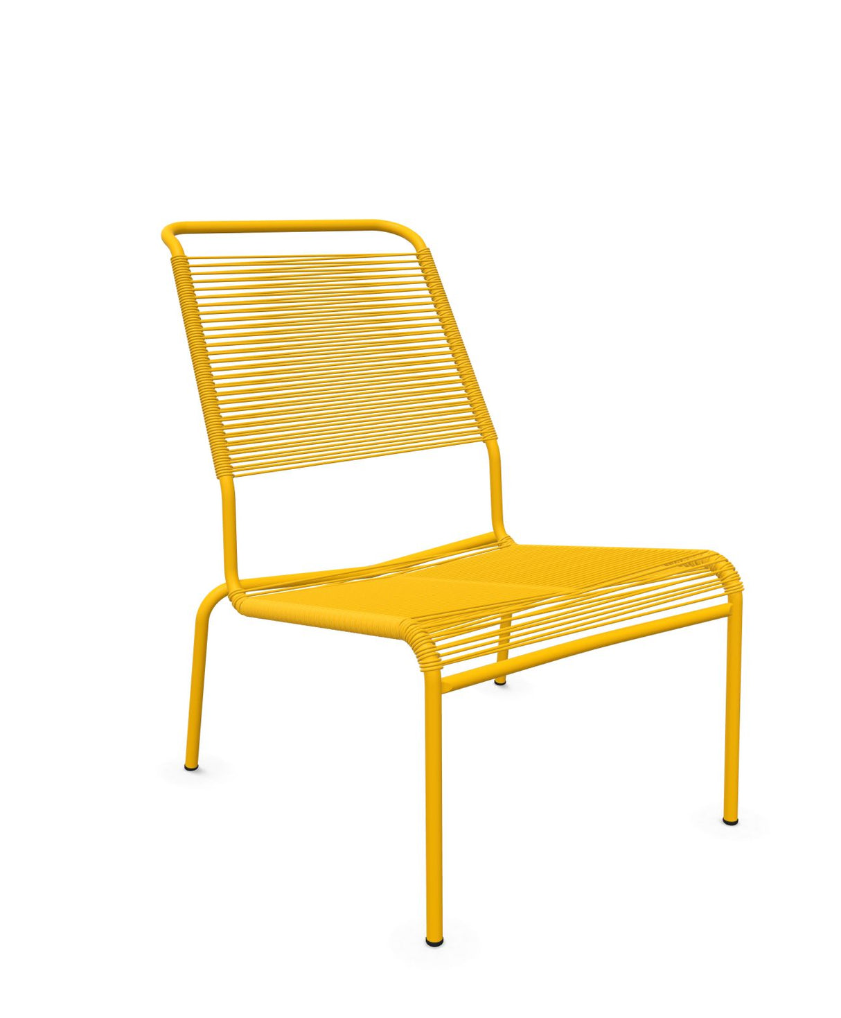 Schaffner Säntis Chaise basse Haut dossier Spaghetti Jaune 11 Jaune 11 