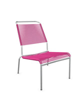 Schaffner Säntis Chaise basse Haut dossier Spaghetti Rose 41 Galvanisé à chaud 02 