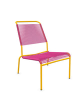 Schaffner Säntis Chaise basse Haut dossier Spaghetti Rose 41 Jaune 11 