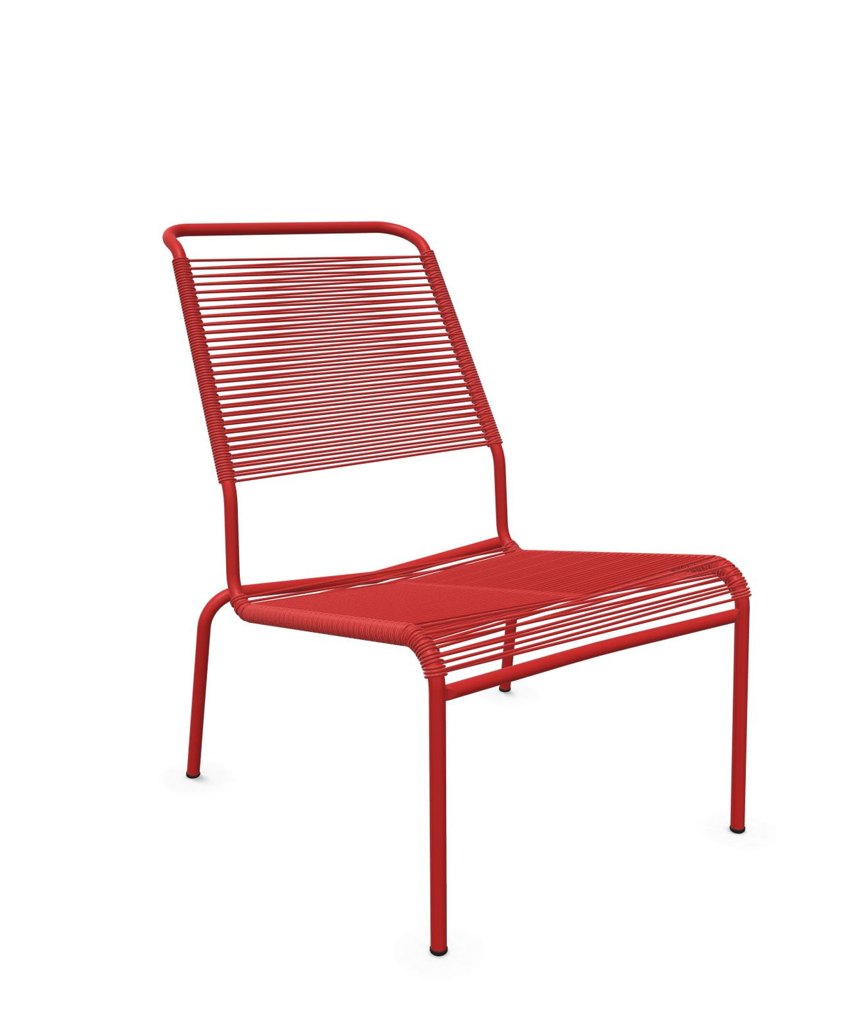 Schaffner Säntis Chaise basse Haut dossier Spaghetti Rouge 30 Rouge 30 