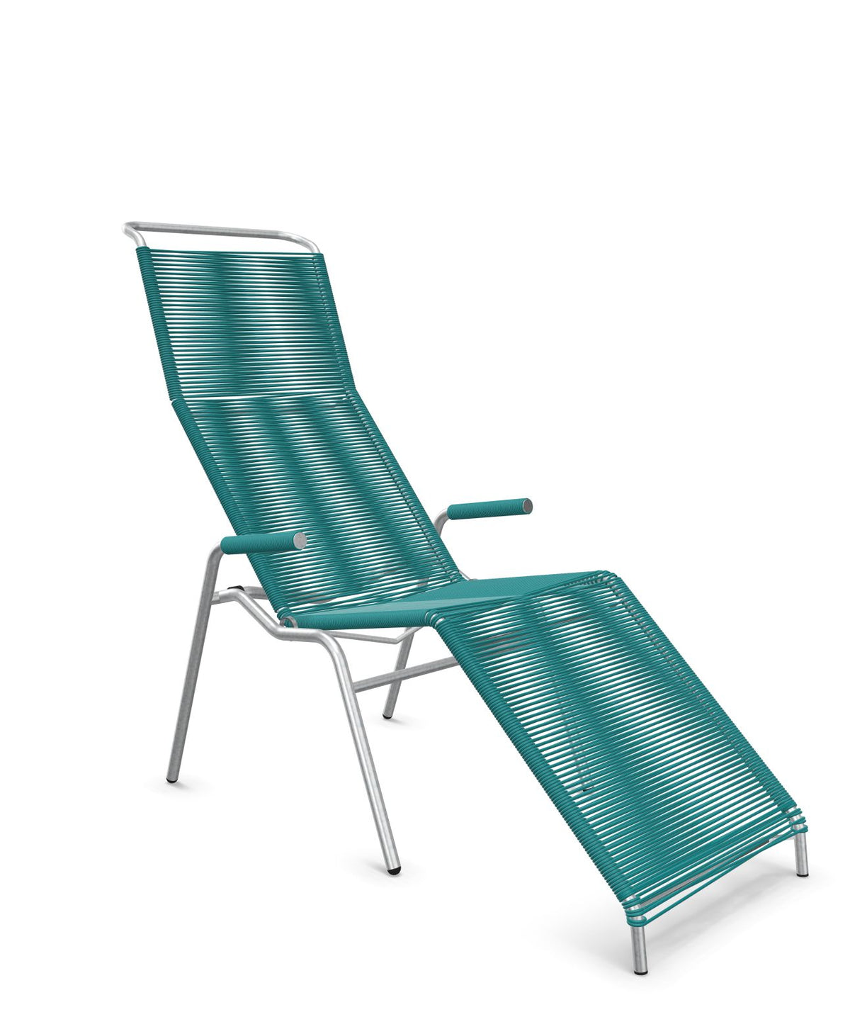 Schaffner Säntis Chaise longue Relax Spaghetti Bleu Kali 56 Galvanisé à chaud 02 
