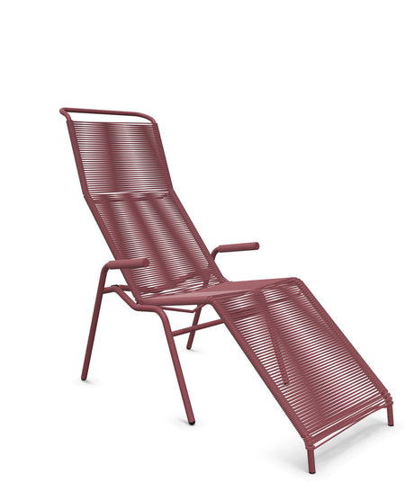 Schaffner Säntis Chaise longue Relax Spaghetti Bordeaux 38 Bordeaux 38 