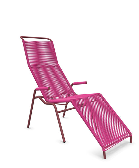 Schaffner Säntis Chaise longue Relax Spaghetti Rose 41 Bordeaux 38 
