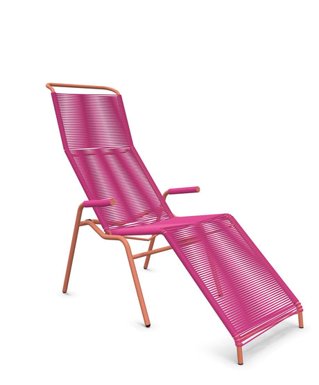 Schaffner Säntis Chaise longue Relax Spaghetti Rose 41 Terracotta 84 