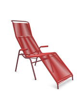 Schaffner Säntis Chaise longue Relax Spaghetti Rouge 30 Bordeaux 38 