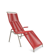 Schaffner Säntis Chaise longue Relax Spaghetti Rouge 30 Champagne 85 