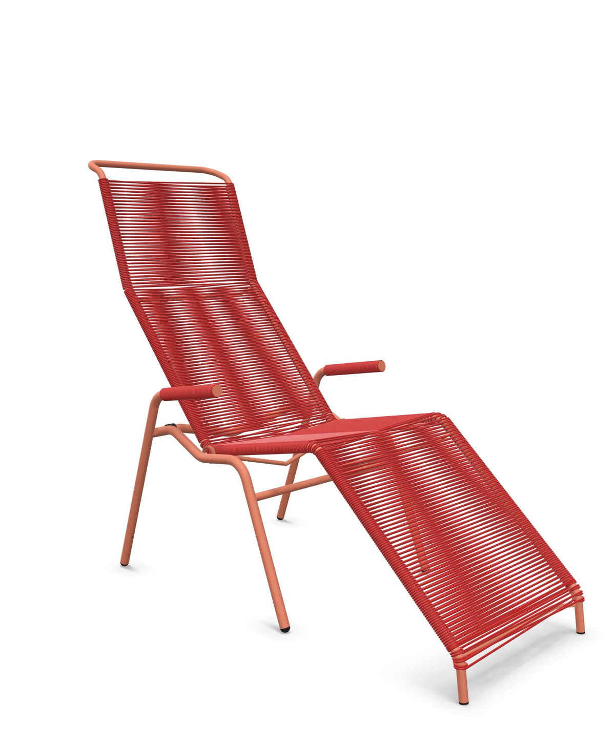 Schaffner Säntis Chaise longue Relax Spaghetti Rouge 30 Terracotta 84 