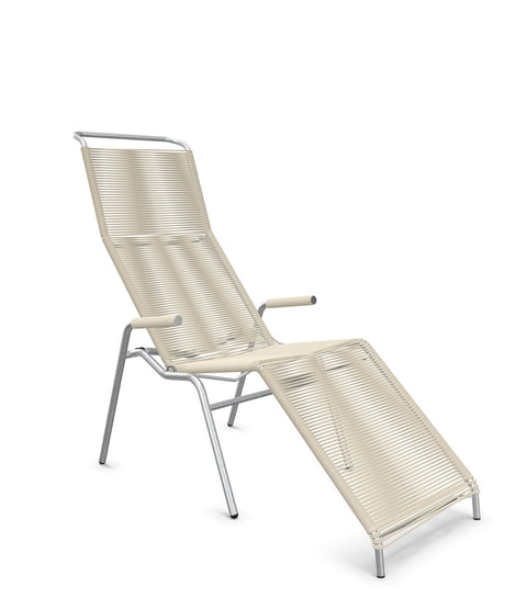 Schaffner Säntis Chaise longue Relax Spaghetti Sable Pastel 15 Galvanisé à chaud 02 