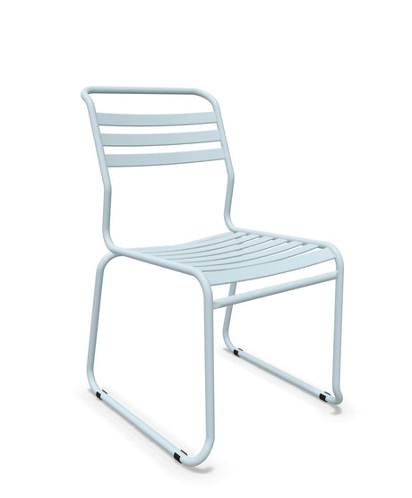 Schaffner Säntis Chaise luge à lattes Bleu Pastel 51 Bleu Pastel 51 