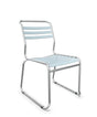 Schaffner Säntis Chaise luge à lattes Bleu Pastel 51 Galvanisé à chaud 02 