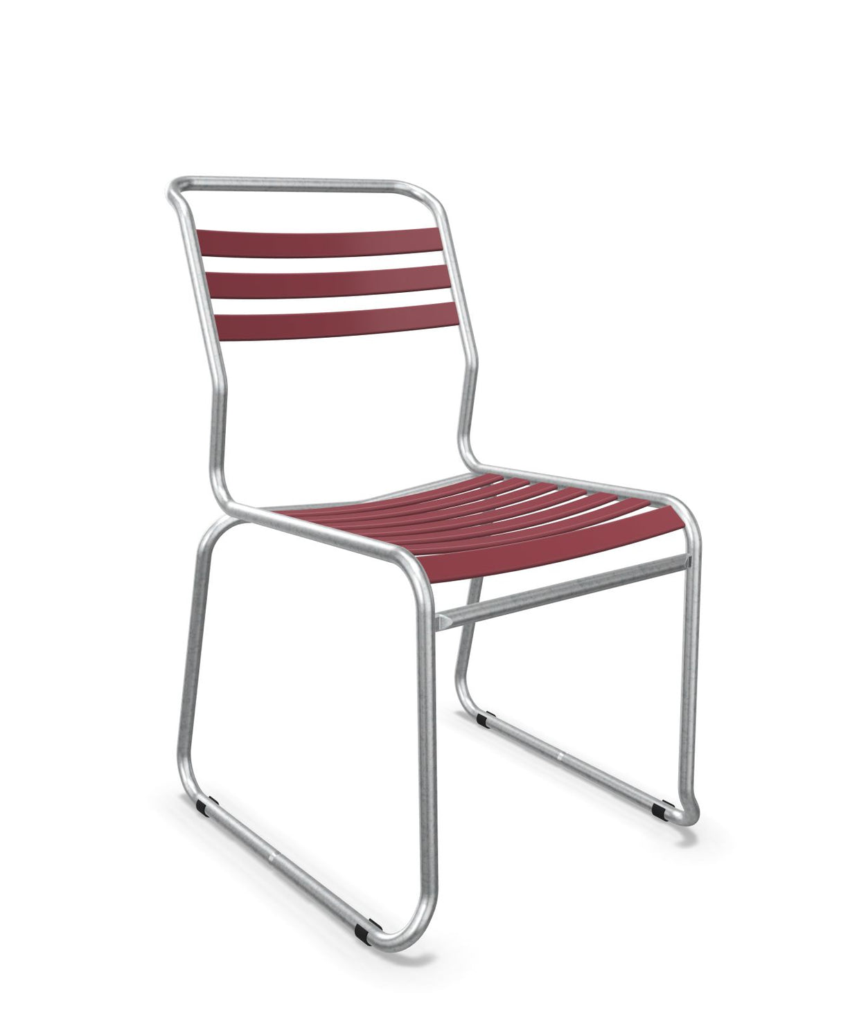 Schaffner Säntis Chaise luge à lattes Bordeaux 38 Galvanisé à chaud 02 